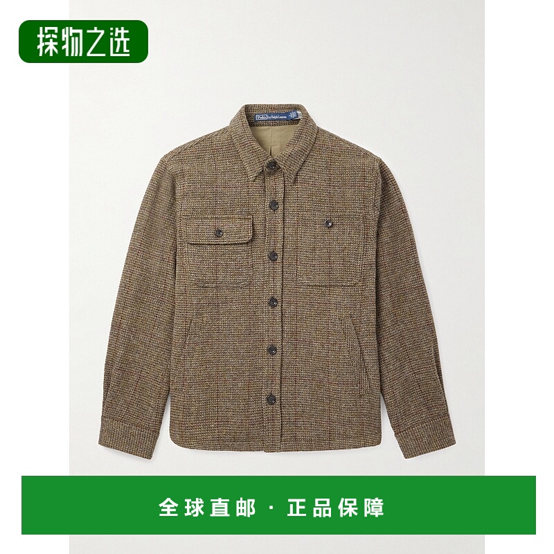 香港直邮Polo Ralph Lauren Polo 拉夫·劳伦 男士 格纹千鸟格羊