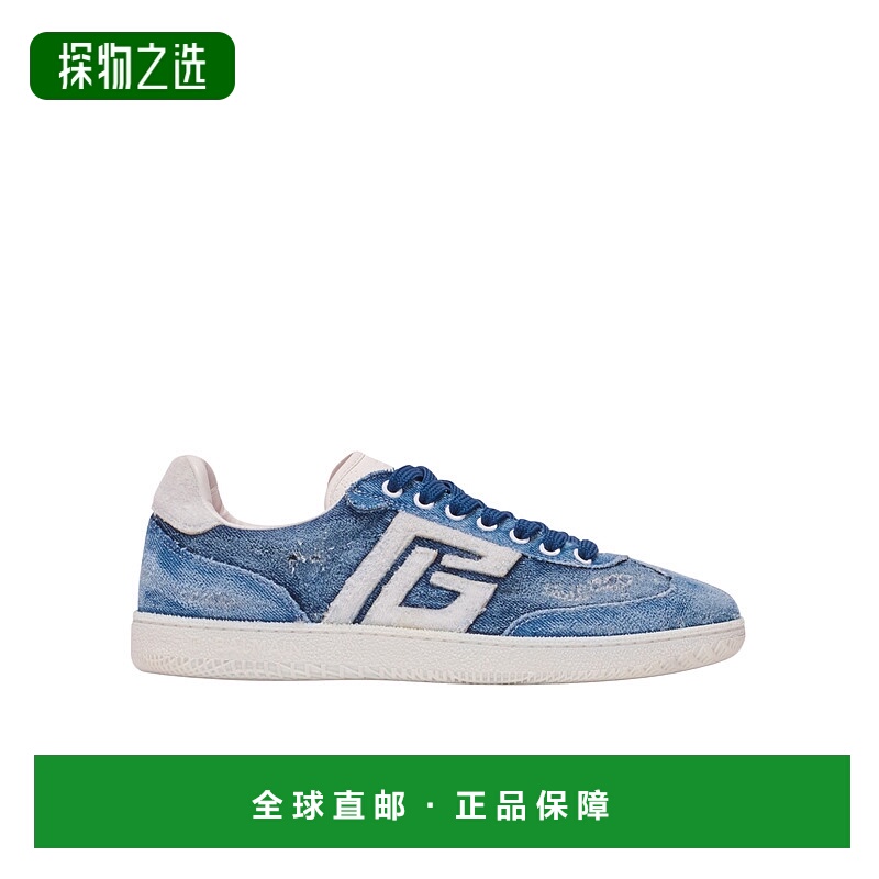 香港直邮Balmain Swan 破洞低帮休闲鞋 EM1VI360TRID