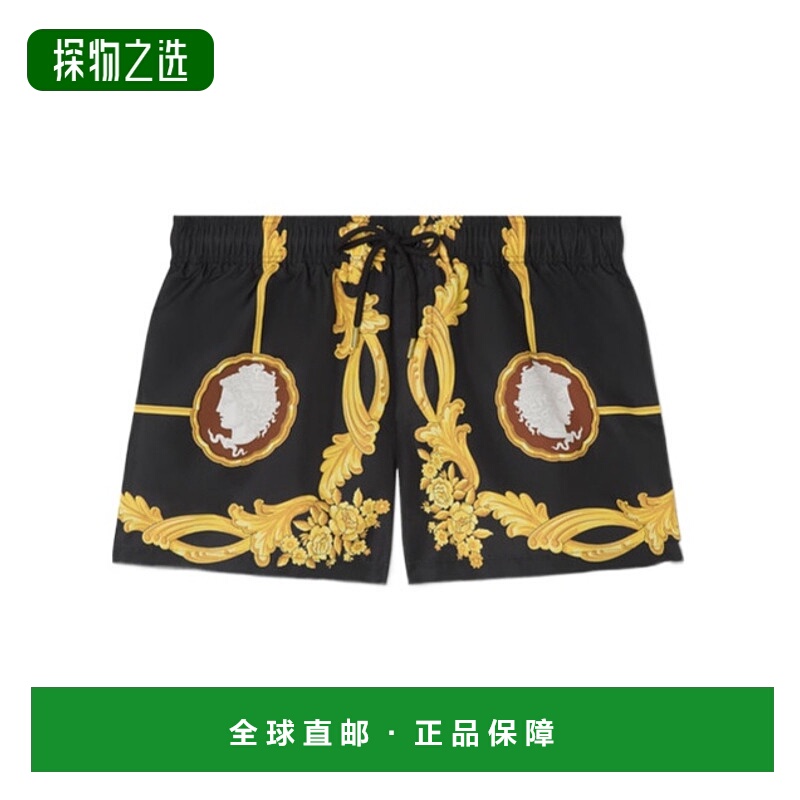 香港直邮Versace 松紧腰泳裤 10188831A14585短裤