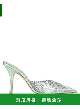 1h可退 香港直邮Paris Texas 女士 Mules 木屐 green绿色 舒适时