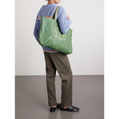 1h可退 MRS26AC005GREE Logo刺绣打蜡棉手提包 香港直邮Bode 男士