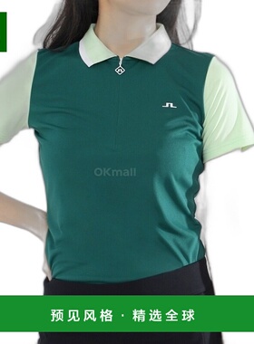 韩国直邮J.LINDEBERG 安东尼亚波罗 短袖T恤 GWJT07570-M374女装