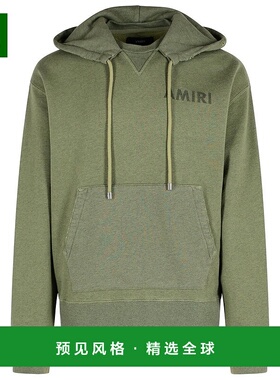 香港直邮AMIRI 男士 抽繩超大連帽衫 AMJYHD1121 green绿色 舒适