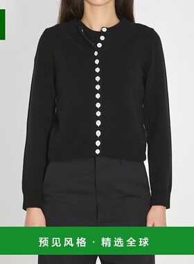 香港直邮CELINE 女士针织衫 RY0NG317V38NO SS2026 黑色 长袖针织