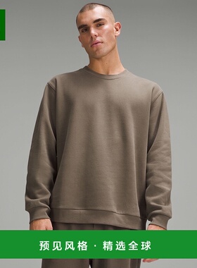 1h可退 欧洲直邮LULULEMON露露乐檬 圆领卫衣 Steady State抓绒