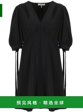 1h可退 香港直邮Chloe 蔻依 女士 Chloè 黑色连衣裙 25SRO492630