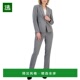 美国直邮 套装 1h可退 Suit 女士绉纱单扣长裤 常规尺码 和