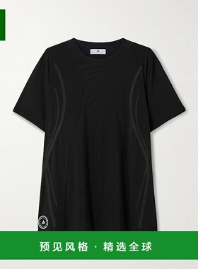 香港直邮adidas 阿迪达斯 女士 TruePace running 网纱边针织T恤