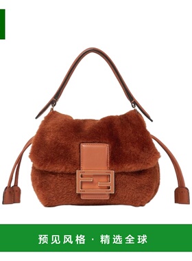 香港直邮FENDI 女士斜挎包 8BS105AYCUF1C6J CO 红色 Mamma Bague