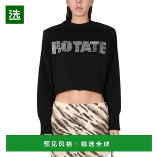 1h可退 香港直邮ROTATE BIRGER CHRISTENSEN 女士 短款带Logo衬衫