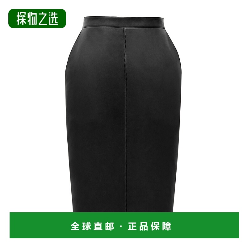 香港直邮Saint Laurent LE CASSANDRE羊皮革铅笔裙 846801Y5OA2