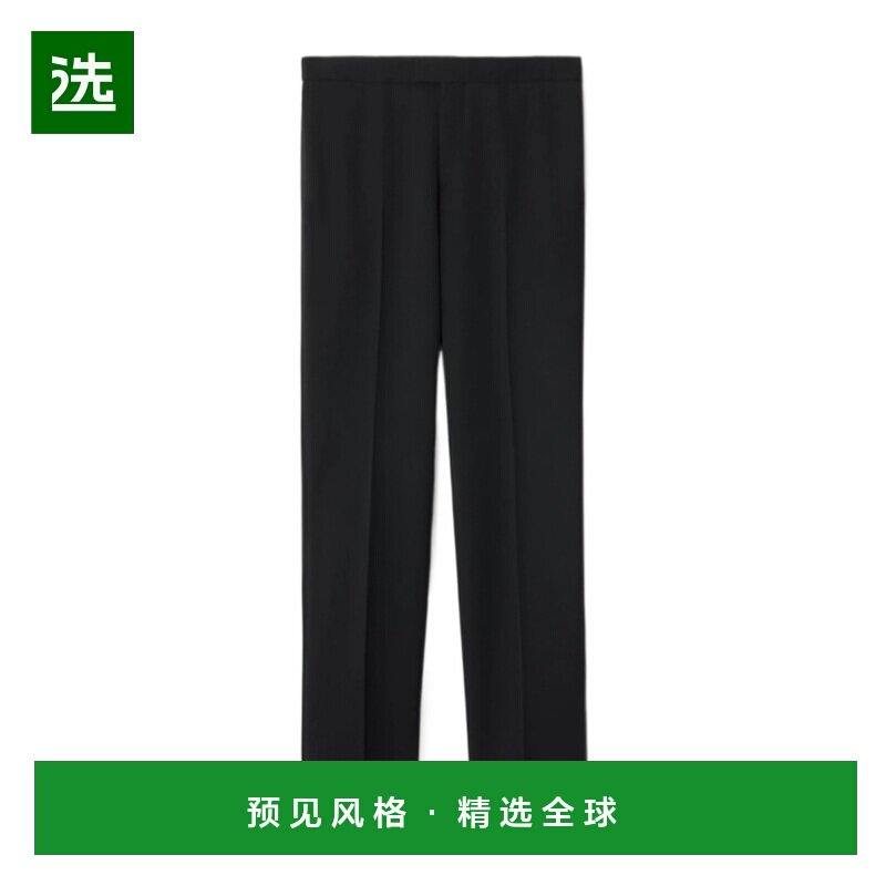 香港直邮Burberry 折痕休闲裤 81180641直筒裤