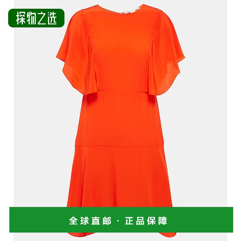 香港直邮Stella Mccartney 斯特拉·麦卡特尼 女士 真丝迷你连衣