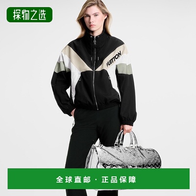 1h可退 欧洲直邮LV路易威登 Keepall Bandoulière女士银色帆布老