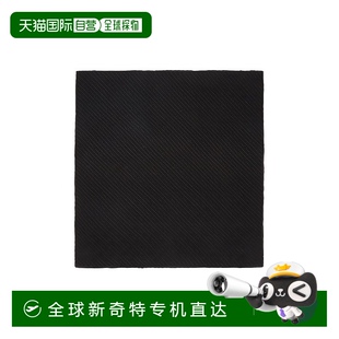 通用方形丝巾 欧洲直邮Gucci 古驰 男士 黑色丝绸印花图案四季
