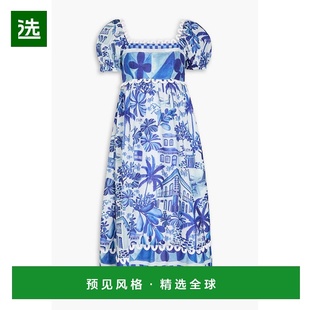 印花棉纱中长连衣裙 1h可退 女士 RIO 306239SWEETR 香港直邮FARM