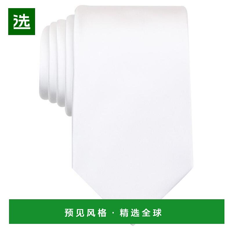 1h可退 【美国直邮】Perry Ellis|男士缎面纯色领带