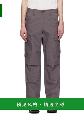 1h可退 香港直邮CARHARTT WIP 男士 紫色 Regular 工装裤 I032467