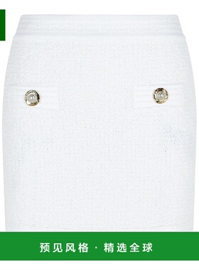 香港直邮Balmain 拉链半身裙 FF1LB015KI74包臀裙