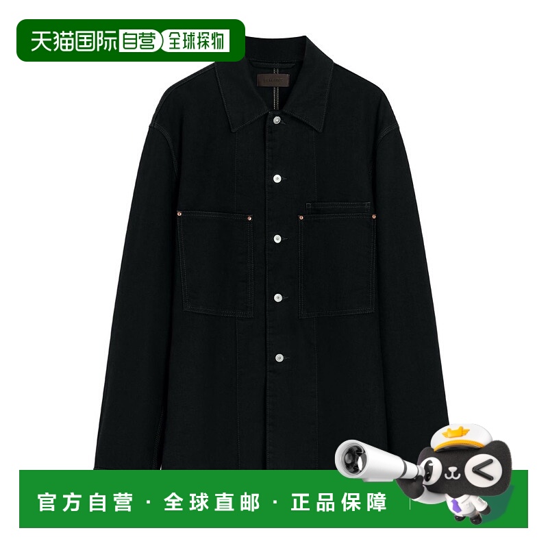1h可退 香港直邮Lemaire 男士 LEMAIRE 黑色衬衫 OV1024LD1064999