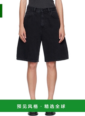 1h可退 香港直邮CARHARTT WIP 女士 黑色 Brandon 牛仔短裤 I0319