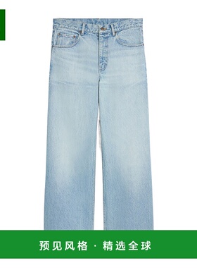 香港直邮Celine 阔腿牛仔裤 RP09W930F.宽松直筒裤