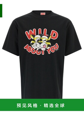 香港直邮KENZO 男士T恤 FG55TS2064SG99J SS2026 黑色 