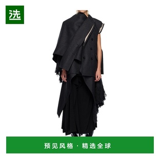 Double 马甲 Faced Melton 2508217 Plaid 香港直邮Sacai