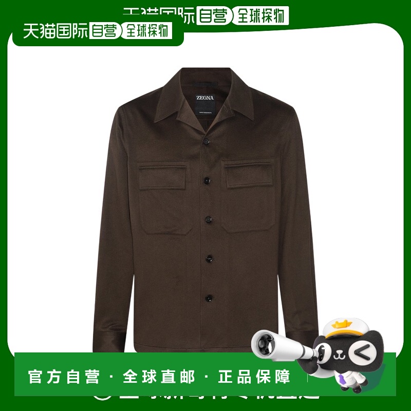 香港直邮Zegna 长袖休闲夹克 UEV46A8SOT6B