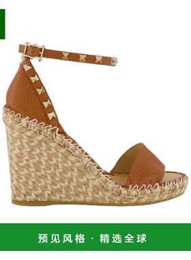 香港直邮Valentino 露趾高跟凉鞋 WS0090FEQ华伦天奴女鞋坡跟