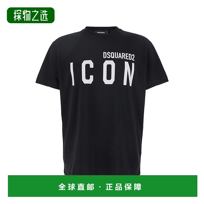 香港直邮Dsquared2 二次方 男士 logo印花T恤 S79GC0003S23009