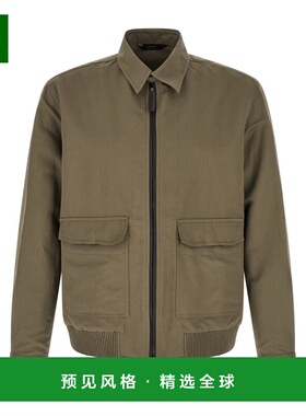 香港直邮BRIONI 男士夹克 SLWF0LPA1063200 SS2026 军绿色 Linen