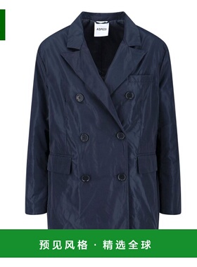 1h可退 香港直邮Aspesi 女士 Korine 夾克 3N28P008 blue蓝色 舒