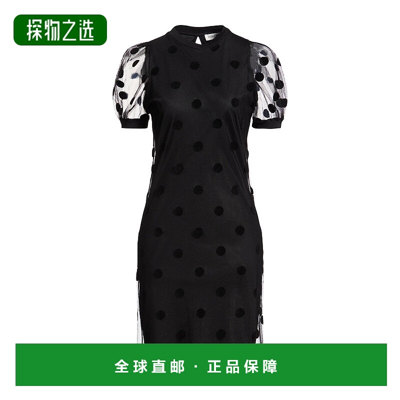 香港直邮Nina Ricci 莲娜丽姿 女士 紧身连衣裙 black黑色 舒适时