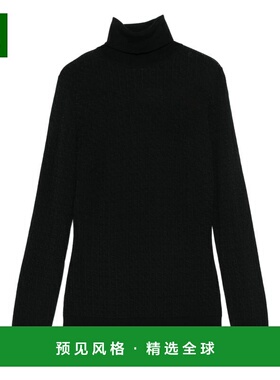 1h可退 香港直邮Elisabetta Franchi 女士 微型徽标提花毛衣 MK23