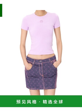 香港直邮MARINE SERRE 女士T恤 WTT012ACJER0008PK35 SS2025