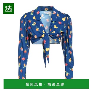 1h可退 香港直邮Weworewhat 女士 短外套 blue蓝色 舒适时尚