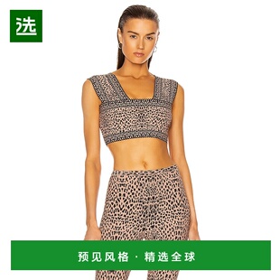 1h可退 香港直邮Alaïa 女士 提花印花合身上衣 AA9H1007CM602