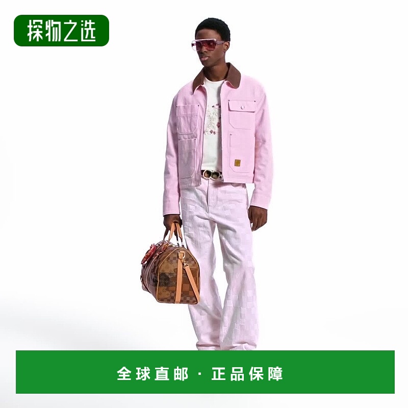 自营欧洲直邮LV路易威登 Remix系列男士米色小牛皮老花图案德比鞋