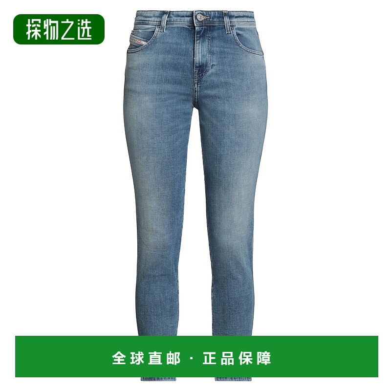 香港直邮Diesel 迪赛 女士 牛仔长裤 blue蓝色 舒适时尚