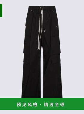 香港直邮RICK OWENS 男士休闲裤 RU01F2339P09 SS2026 黑色 抽绳