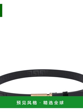 香港直邮VERSACE 男士腰带 10123991A144401B00V SS2026 黑色