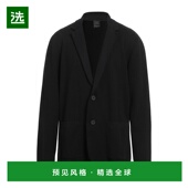 香港直邮Armani 外套 Exchange 1h可退 男士 西装 black黑色 舒适