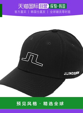韩国直邮j.lindeberg棒球帽黑色时尚简约百搭日常GMAC06358-9999