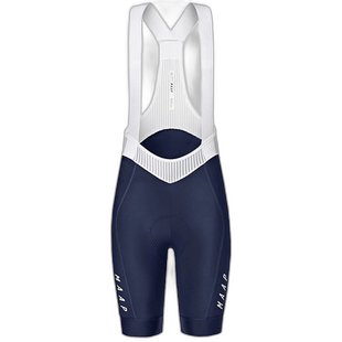 欧洲直邮Maap骑行服女士公路自行车运动背带短裤白色/深蓝色