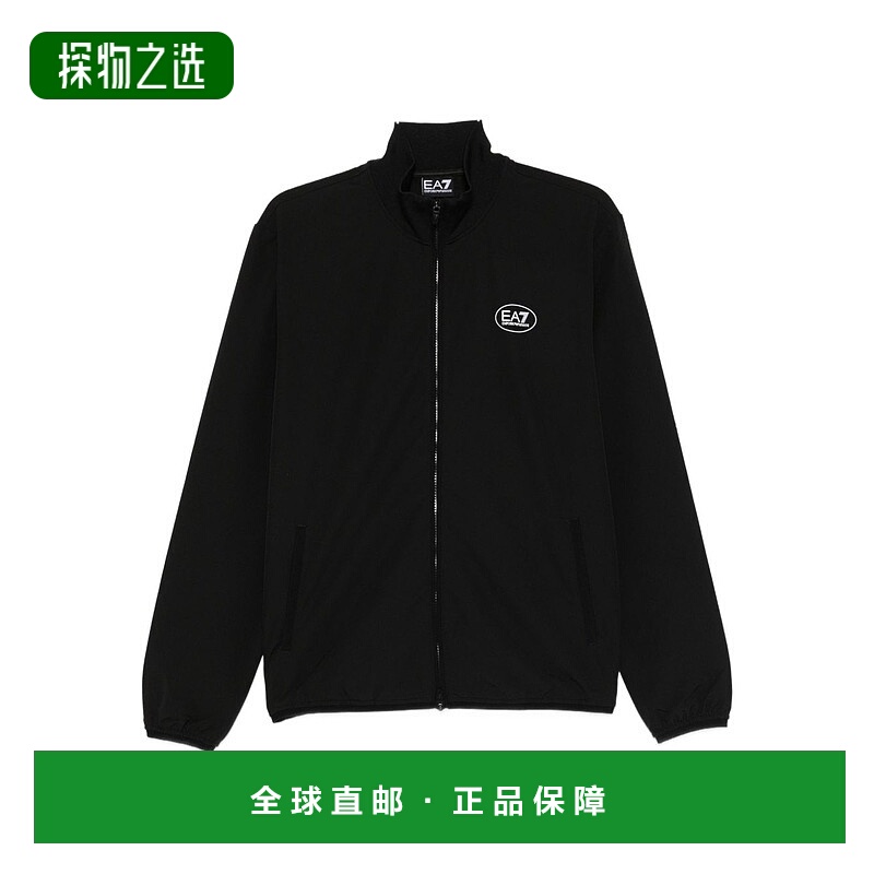 香港直邮Ea7 男士 黑色毛线衫 7M000870AF13555UC001