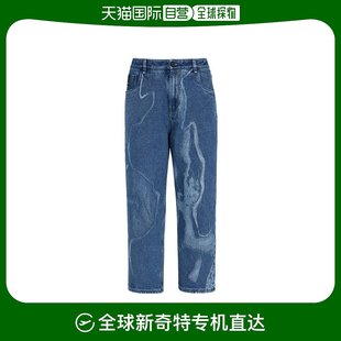 图案印花牛仔裤 香港直邮Fendi FLP285AIED