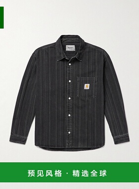 1h可退 香港直邮CARHARTT WIP 男士 Rylan Logo-Appliquéd 条纹