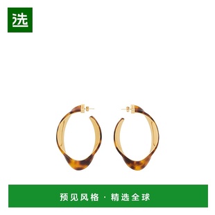 836821Y1591 扭曲玳瑁环形耳坠耳环耳钉 香港直邮Saint Laurent