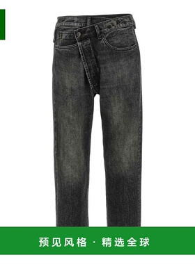 香港直邮R13 女士休闲裤 R13W2048D352A CO 黑色 Crossover Jeans